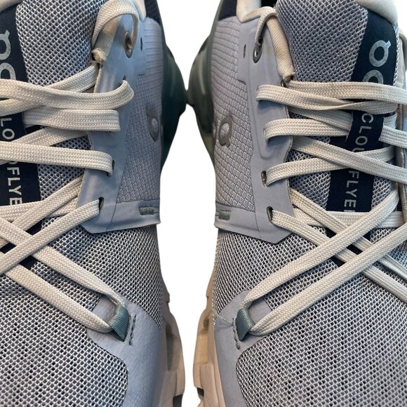 On Running Blue and Gray Athletic Shoes with CloudTec Cushioning - Picture 16 of 16